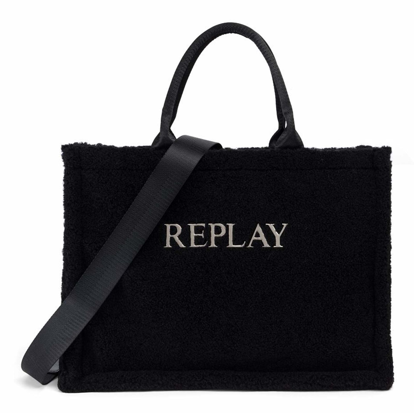 REPLAY Shoulder Bag Black REPLAY Shoulder Bag Black