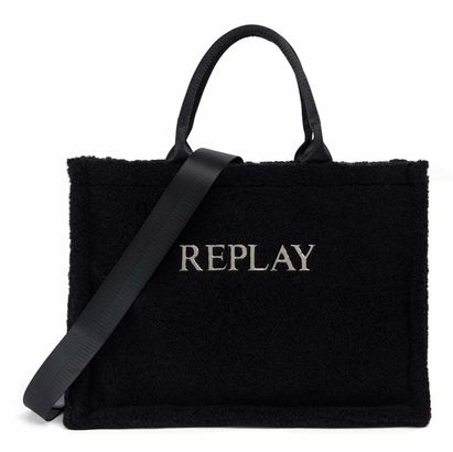 REPLAY Shoulder Bag Black