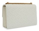 PINKO Love One Classic DC Shoulderbag Bianco Seta - Antique Gold PINKO Love One Classic DC Shoulderbag Bianco Seta - Antique Gold