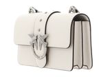 PINKO Love One Mini ST. CL. S Bianco Seta - Old Silver PINKO Love One Mini ST. CL. S Bianco Seta - Old Silver