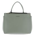 COCCINELLE Arlettis Signature Handbag Grained Leather Greenery COCCINELLE Arlettis Signature Handbag Grained Leather Greenery