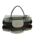 COCCINELLE Arlettis Signature Handbag Grained Leather Greenery COCCINELLE Arlettis Signature Handbag Grained Leather Greenery