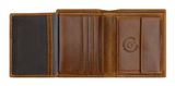 bugatti Savona Upright Wallet With Flap 8CC Cognac