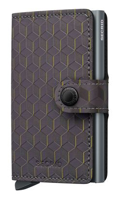 Secrid Miniwallet Optical Grey - Yellow