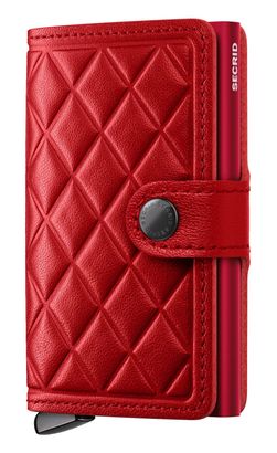 Secrid Premium Miniwallet+ Emboss Diamond Red