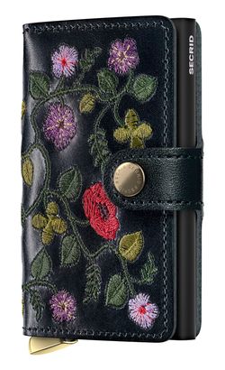 Secrid Premium Miniwallet+ Stitch Floral Black