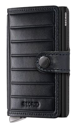 Secrid Premium Miniwallet+ Emboss Lines Black