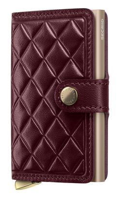 Secrid Premium Miniwallet+ Emboss Diamond Bordeaux