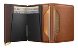 Secrid Premium Slimwallet+ Emboss Lines Cognac
