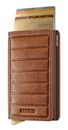 Secrid Premium Slimwallet+ Emboss Lines Cognac