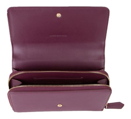 VALENTINO Zero Re Wallet With Shoulder Strap Prugna