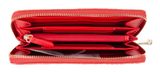 VALENTINO Falak Re Zip Around Wallet Rosso Scuro VALENTINO Falak Re Zip Around Wallet Rosso Scuro