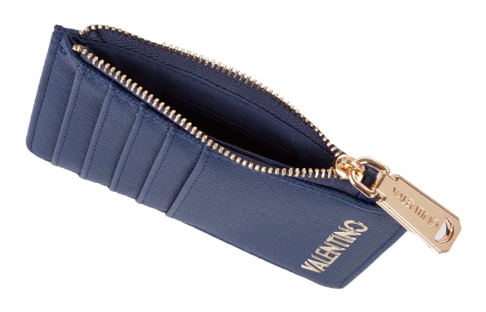 VALENTINO Fae Re Zip Around Card Case Blu VALENTINO Fae Re Zip Around Card Case Blu