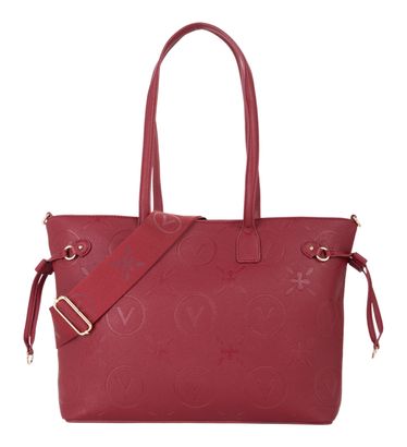 VALENTINO Samba Re Shopping Bag Rosso Scuro