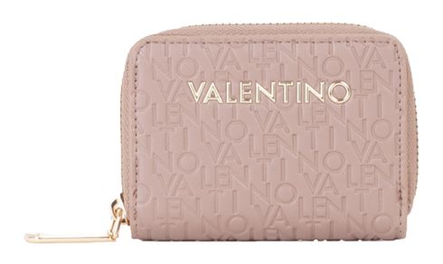 VALENTINO Falak Re Zip Around Card Case Taupe