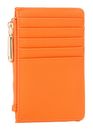 VALENTINO Fae Re Zip Around Card Case Arancio