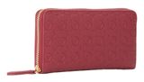 VALENTINO Samba Re Zip Around Wallet Rosso Scuro