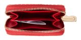 VALENTINO Falak Re Zip Around Card Case Rosso Scuro VALENTINO Falak Re Zip Around Card Case Rosso Scuro