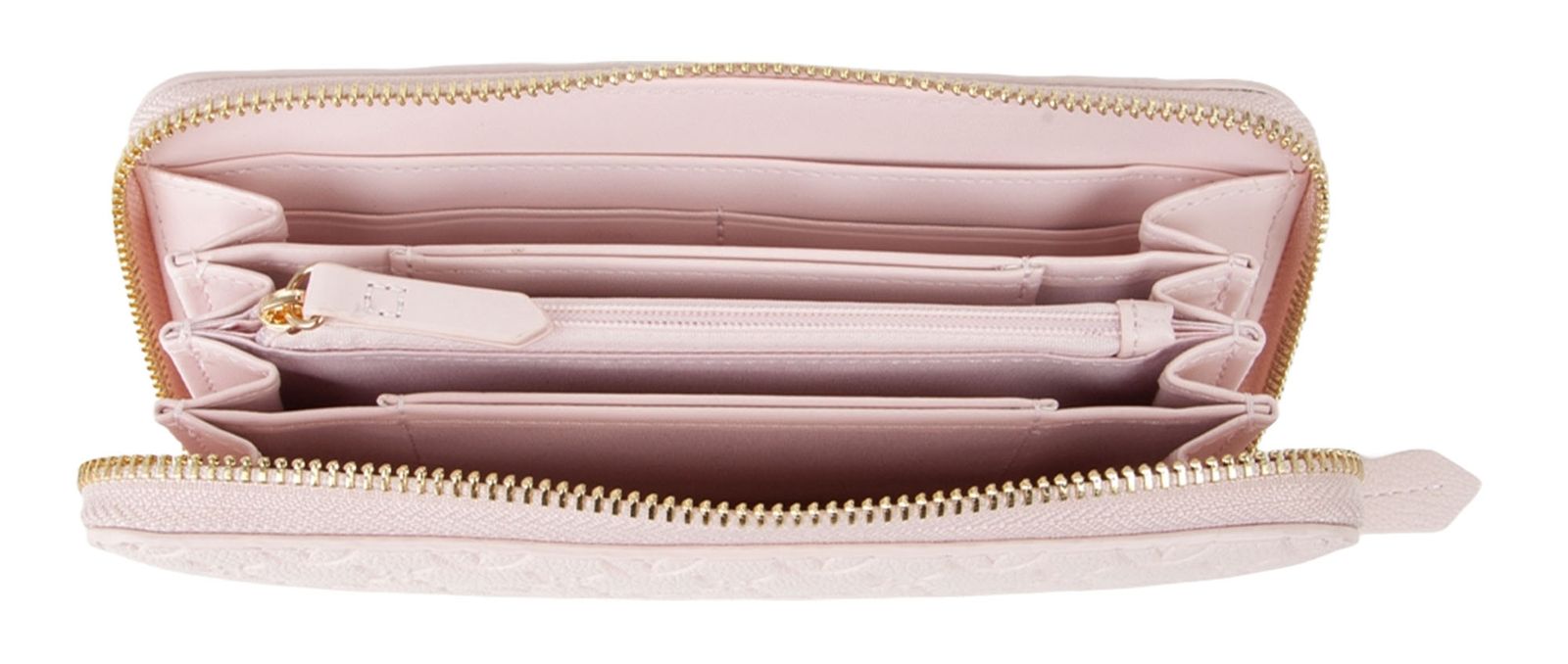 VALENTINO Samba Re Zip Around Wallet Cipria VALENTINO Samba Re Zip Around Wallet Cipria