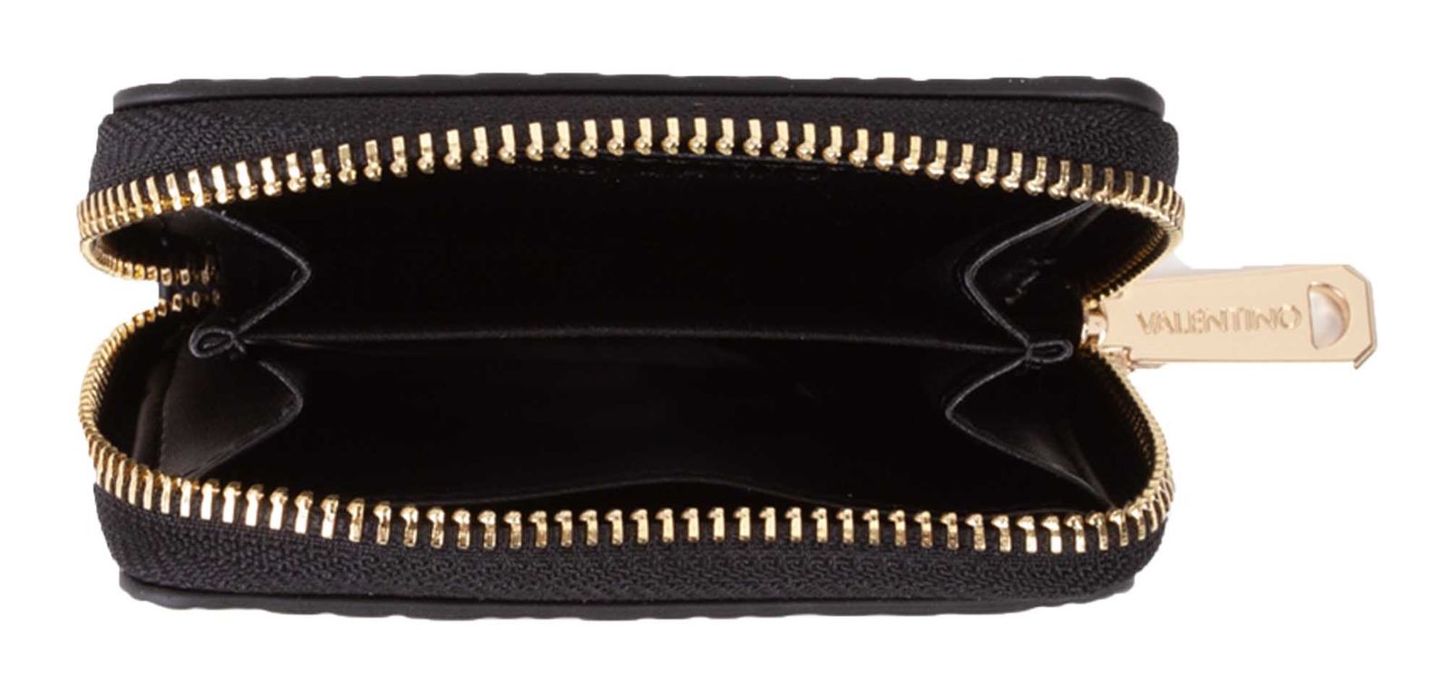VALENTINO Falak Re Zip Around Card Case Nero VALENTINO Falak Re Zip Around Card Case Nero