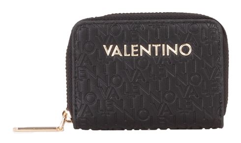 VALENTINO Falak Re Zip Around Card Case Nero