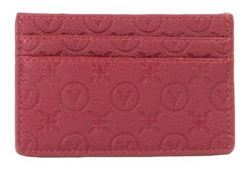 VALENTINO Samba Re Credit Card Case Rosso Scuro
