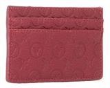 VALENTINO Samba Re Credit Card Case Rosso Scuro