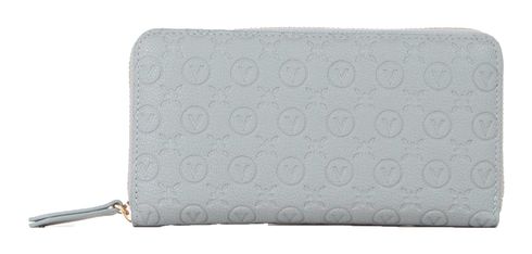VALENTINO Samba Re Zip Around Wallet Grigio