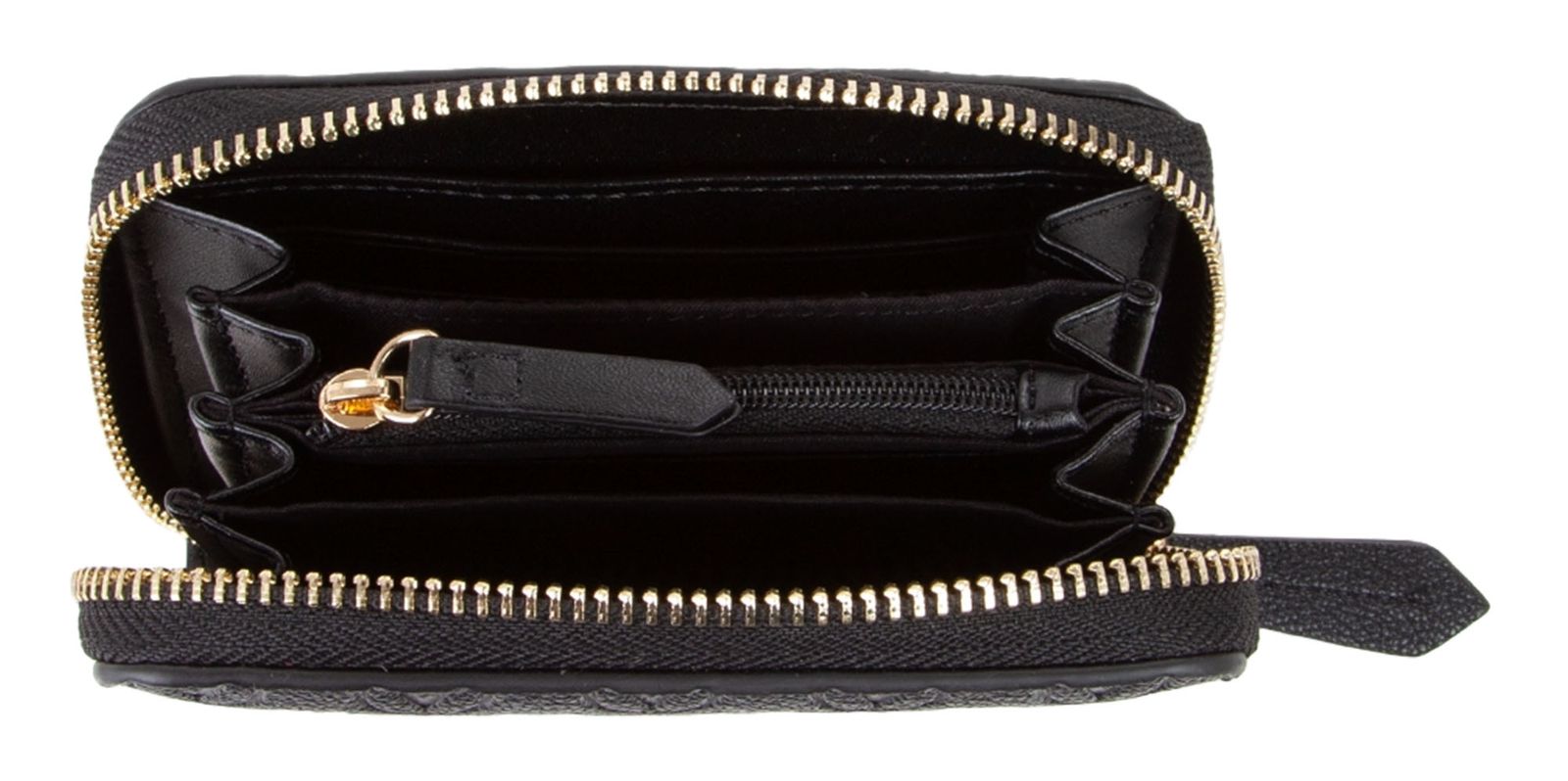 VALENTINO Samba Re Zip Around Wallet Nero VALENTINO Samba Re Zip Around Wallet Nero