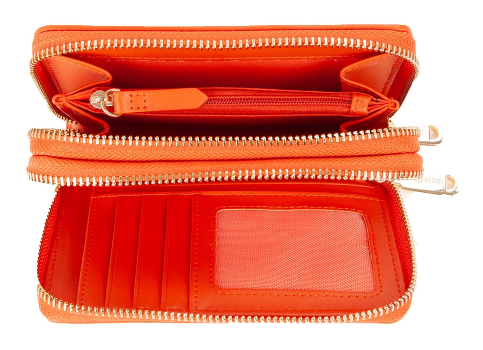 VALENTINO Fae Re Zip Around Wallet Arancio VALENTINO Fae Re Zip Around Wallet Arancio