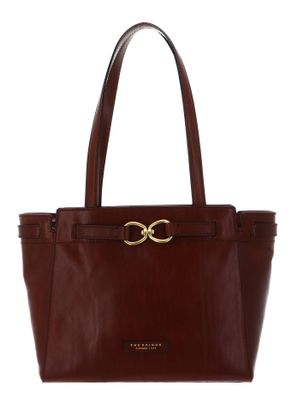 THE BRIDGE Isotta Shopping Bag Marrone 14 / Oro