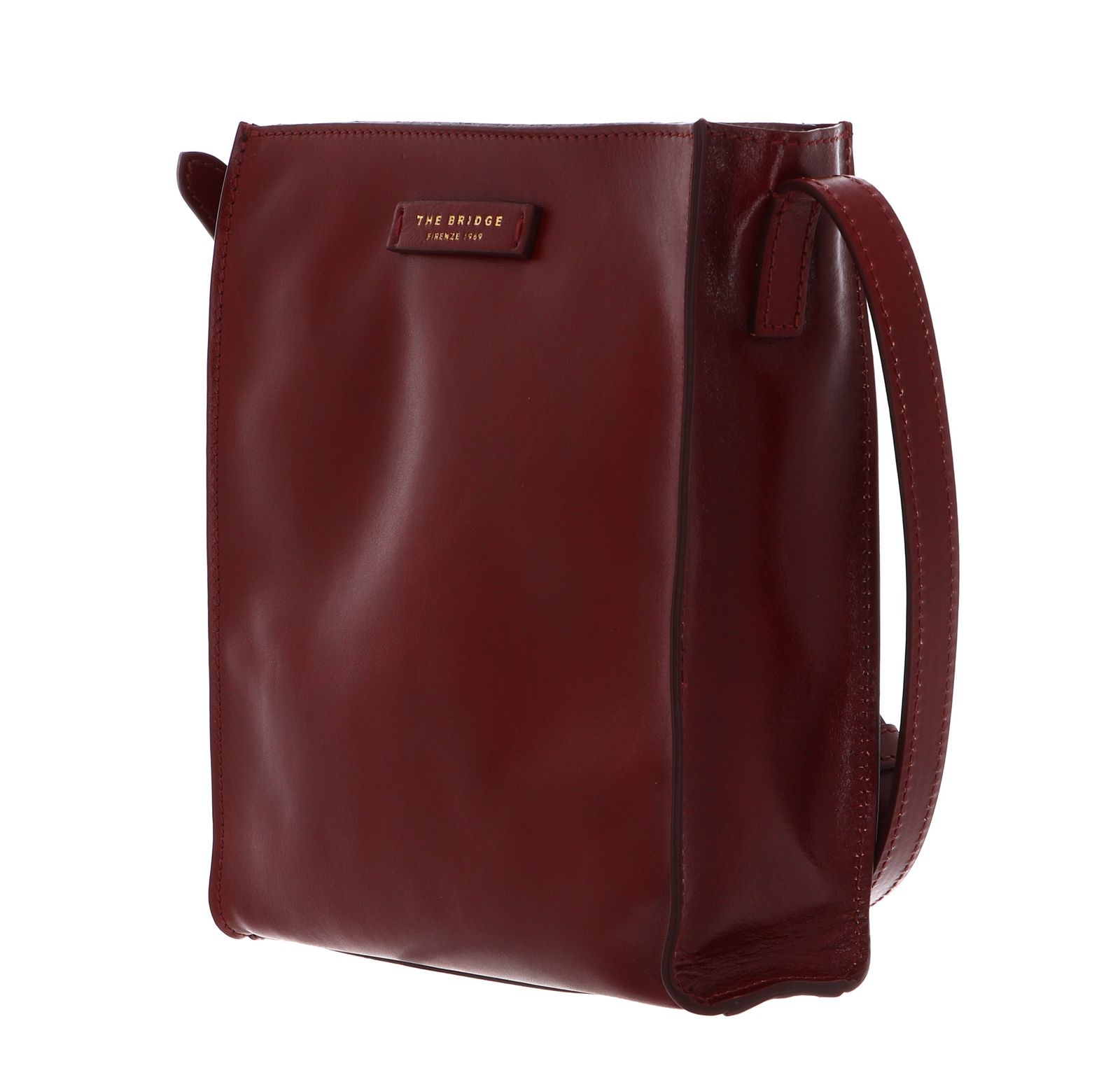 THE BRIDGE Mirra Crossbody Bag Rosso Ribes / Oro THE BRIDGE Mirra Crossbody Bag Rosso Ribes / Oro