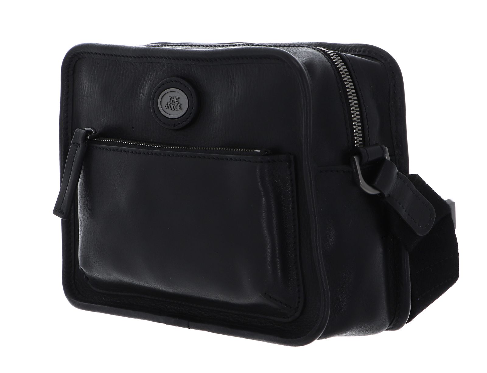THE BRIDGE Isaia Crossbody Bag Nero / Rutenio Scuro THE BRIDGE Isaia Crossbody Bag Nero / Rutenio Scuro