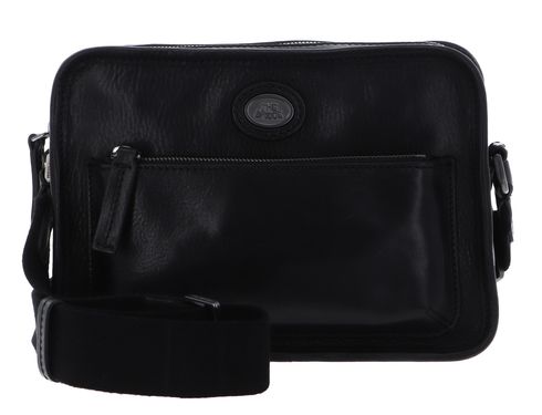 THE BRIDGE Isaia Crossbody Bag Nero / Rutenio Scuro