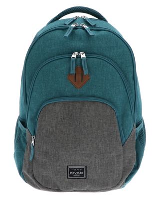travelite Basic Melange Backpack Petrol / Grey travelite Basic Melange Backpack Petrol / Grey