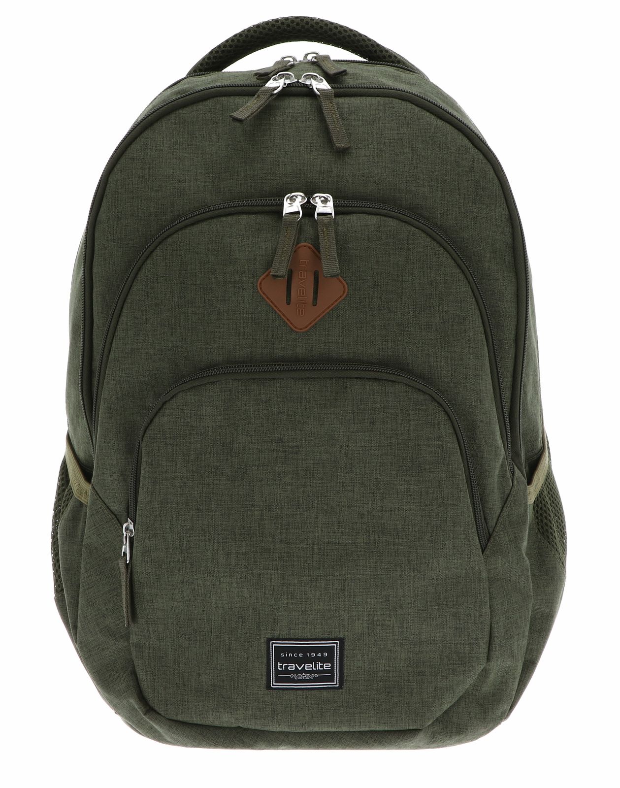 travelite Basic Melange Backpack Uni Olive