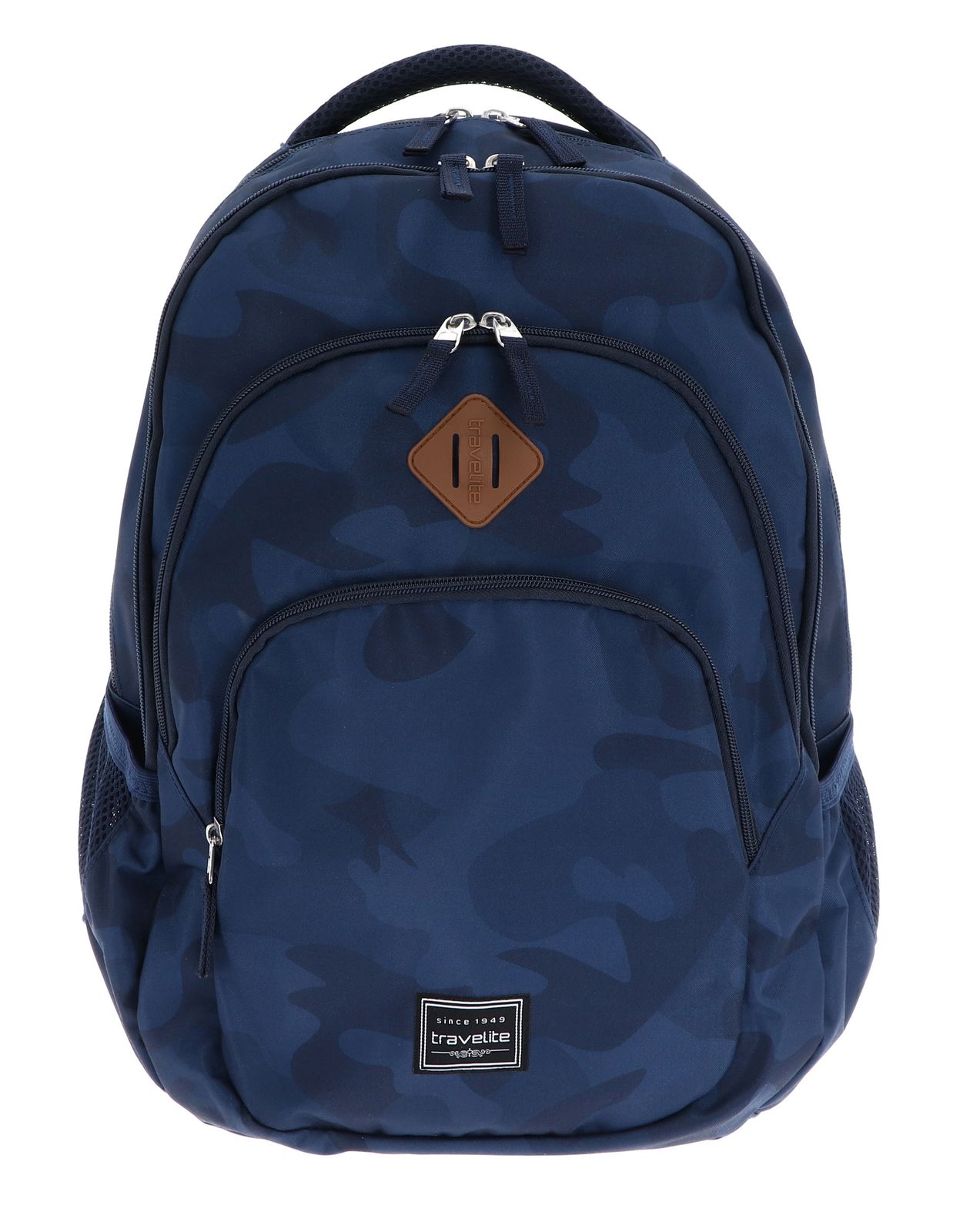 travelite Basic Melange Backpack Camouflage Navy