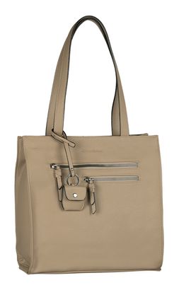 TOM TAILOR Winona Zip Shopper M Taupe