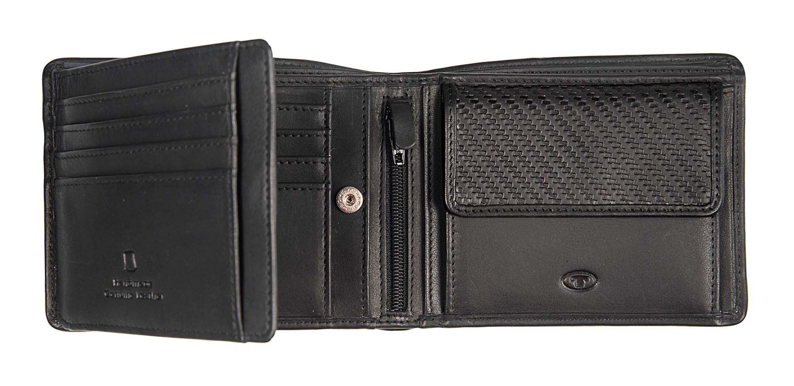 TOM TAILOR Kellan Horizontal Wallet Black TOM TAILOR Kellan Horizontal Wallet Black