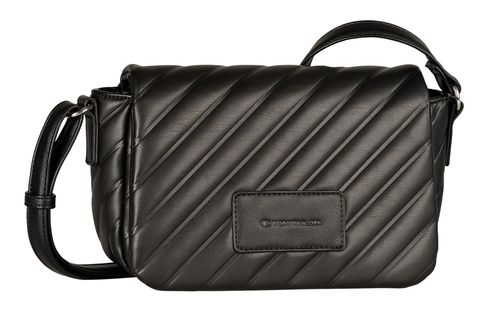 TOM TAILOR Mirela Flap Bag Top Zip S Black