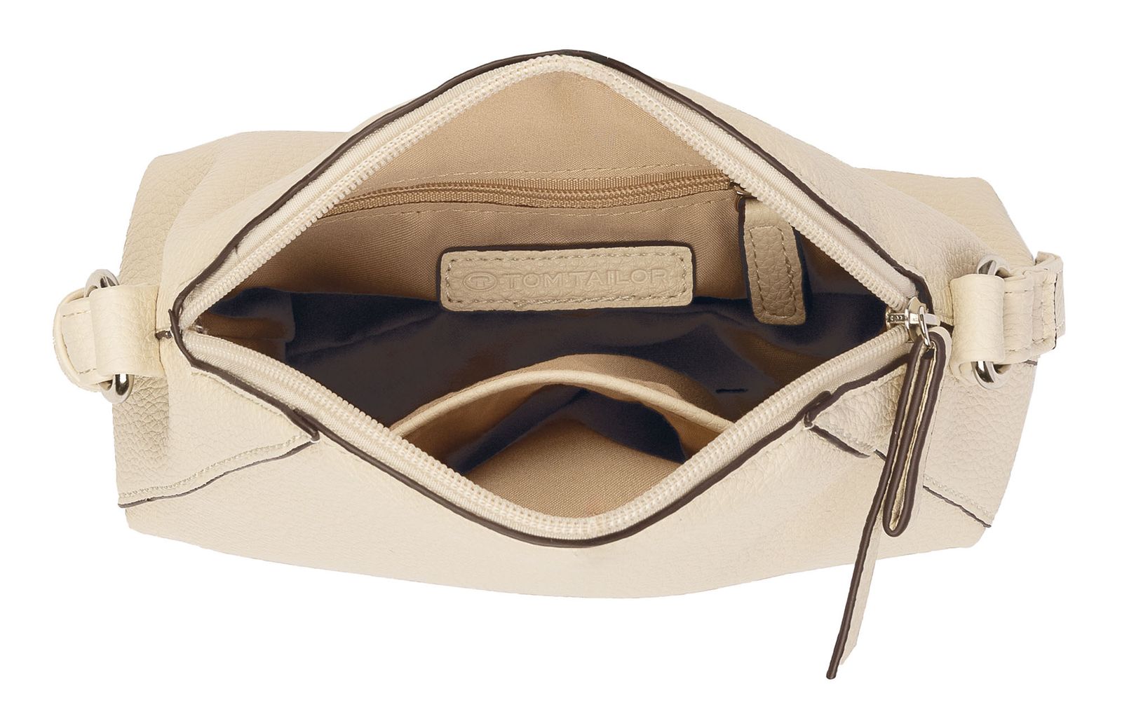 TOM TAILOR Dahlia Crossbody Bag S Creme White TOM TAILOR Dahlia Crossbody Bag S Creme White