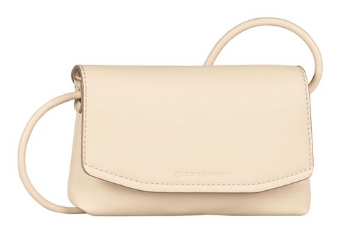 TOM TAILOR Rissa Flap Bag No Zip XS Creme White