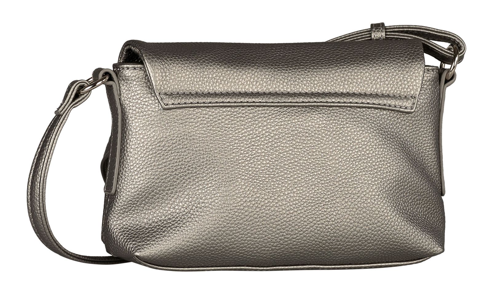 TOM TAILOR Lissi Flap Bag no Zip S Metallic Grey TOM TAILOR Lissi Flap Bag no Zip S Metallic Grey