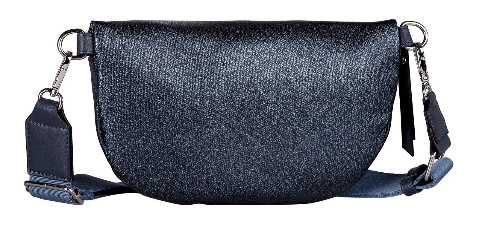 TOM TAILOR Rosie Canvas Belt Bag Metallic Blue TOM TAILOR Rosie Canvas Belt Bag Metallic Blue