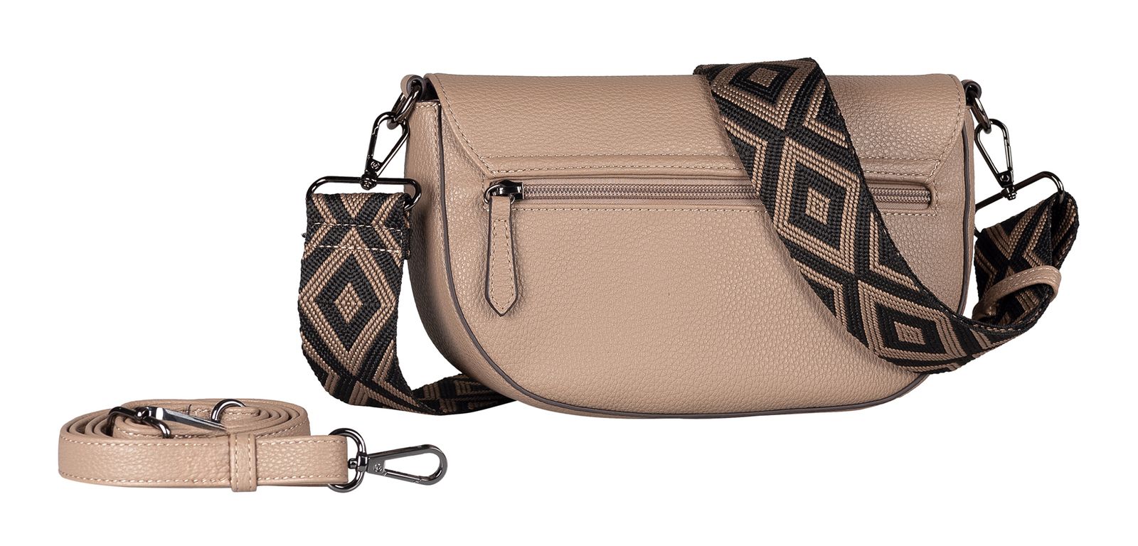 Gabor Linda Saddle Bag Taupe Gabor Linda Saddle Bag Taupe