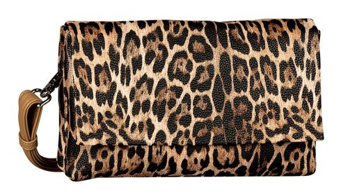 Gabor Salara Clutch Leo Brown