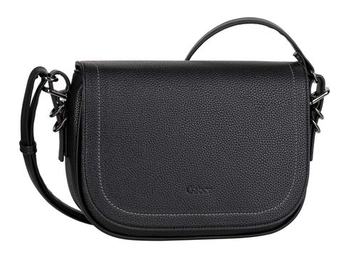Gabor Galinna Top Zip Flap Bag M Black