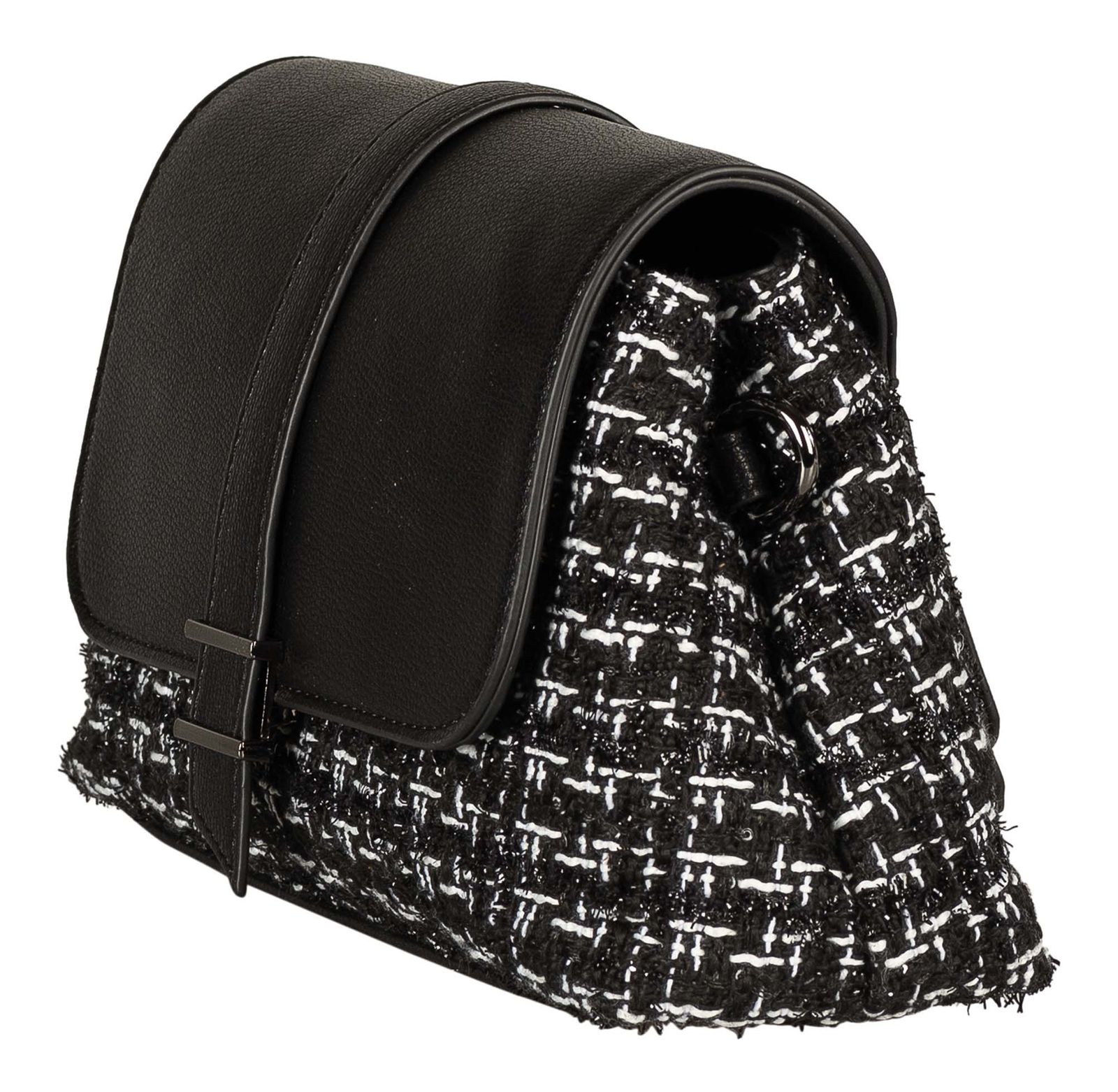 Gabor Sahar Flap Bag No Zip M Mixed Black Gabor Sahar Flap Bag No Zip M Mixed Black