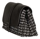 Gabor Sahar Flap Bag No Zip M Mixed Black Gabor Sahar Flap Bag No Zip M Mixed Black