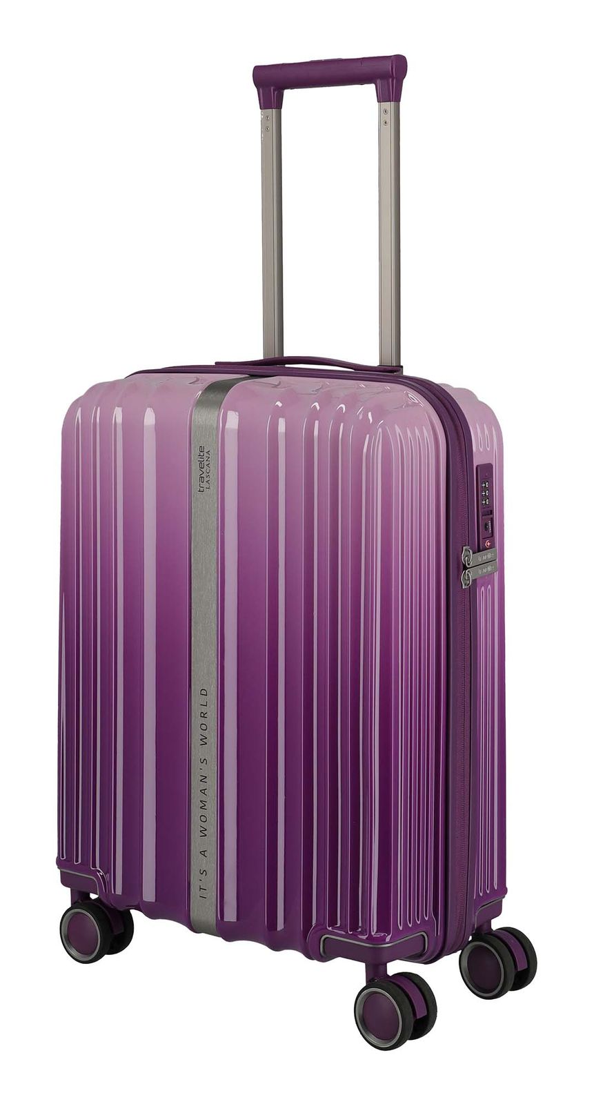 travelite Lascana Edition 4W Trolley S Purple Degrade travelite Lascana Edition 4W Trolley S Purple Degrade